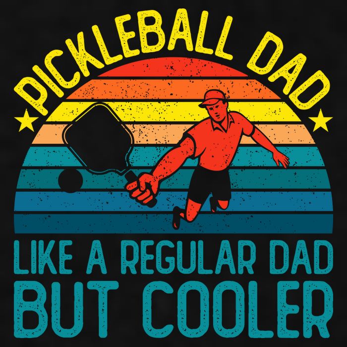 Pickleball Dad Like A Regular Dad But Cooler Pickleball Player Ladies PosiCharge Tri-Blend Wicking Tank