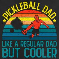 Pickleball Dad Like A Regular Dad But Cooler Pickleball Player 7 Panel Mesh Trucker Snapback Hat