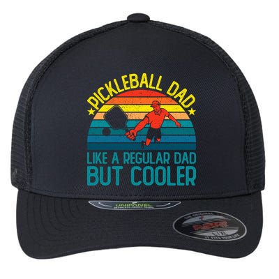 Pickleball Dad Like A Regular Dad But Cooler Pickleball Player Flexfit Unipanel Trucker Cap