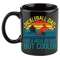 Pickleball Dad Like A Regular Dad But Cooler Pickleball Player 11oz C Handle Ceramic Mug