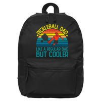 Pickleball Dad Like A Regular Dad But Cooler Pickleball Player 16 in Basic Backpack