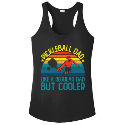 Pickleball Dad Like A Regular Dad But Cooler Pickleball Player Ladies PosiCharge Competitor Racerback Tank