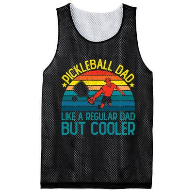Pickleball Dad Like A Regular Dad But Cooler Pickleball Player Mesh Reversible Basketball Jersey Tank