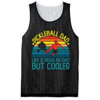 Pickleball Dad Like A Regular Dad But Cooler Pickleball Player Mesh Reversible Basketball Jersey Tank