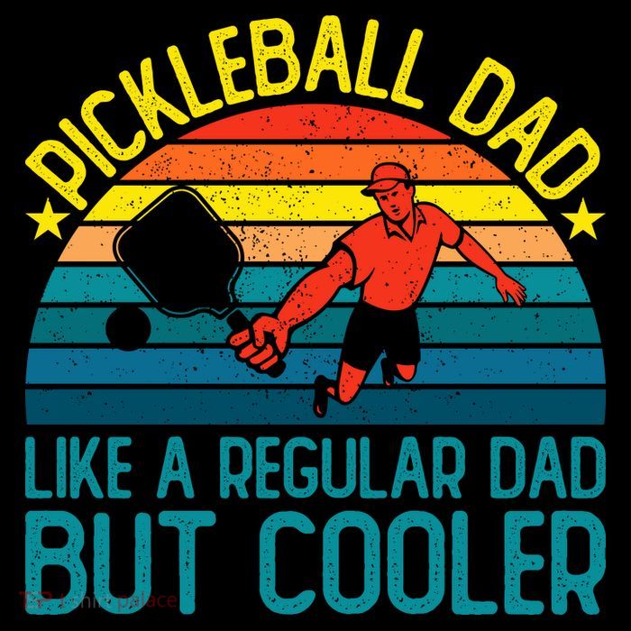 Pickleball Dad Like A Regular Dad But Cooler Pickleball Player Magnet