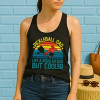 Pickleball Dad Like A Regular Dad But Cooler Pickleball Player Womens Tank Top