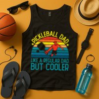 Pickleball Dad Like A Regular Dad But Cooler Pickleball Player Tank Top