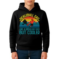 Pickleball Dad Like A Regular Dad But Cooler Pickleball Player Kids Hoodie