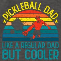 Pickleball Dad Like A Regular Dad But Cooler Pickleball Player Vector Backpack