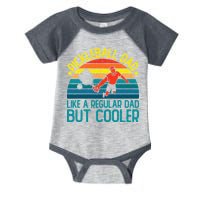 Pickleball Dad Like A Regular Dad But Cooler Pickleball Player Infant Baby Jersey Bodysuit
