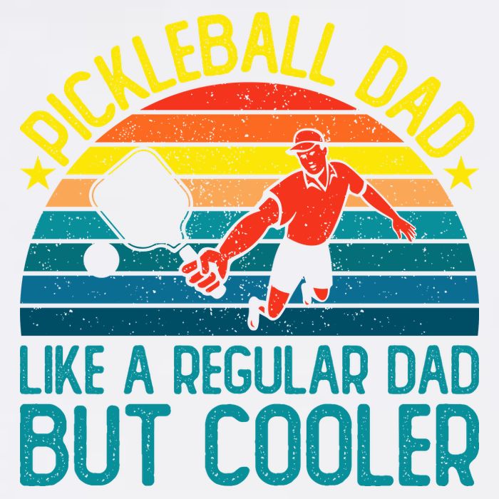 Pickleball Dad Like A Regular Dad But Cooler Pickleball Player Garment-Dyed Sweatshirt