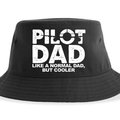 Pilot Dad Like A Normal Dad But Cooler Sustainable Bucket Hat
