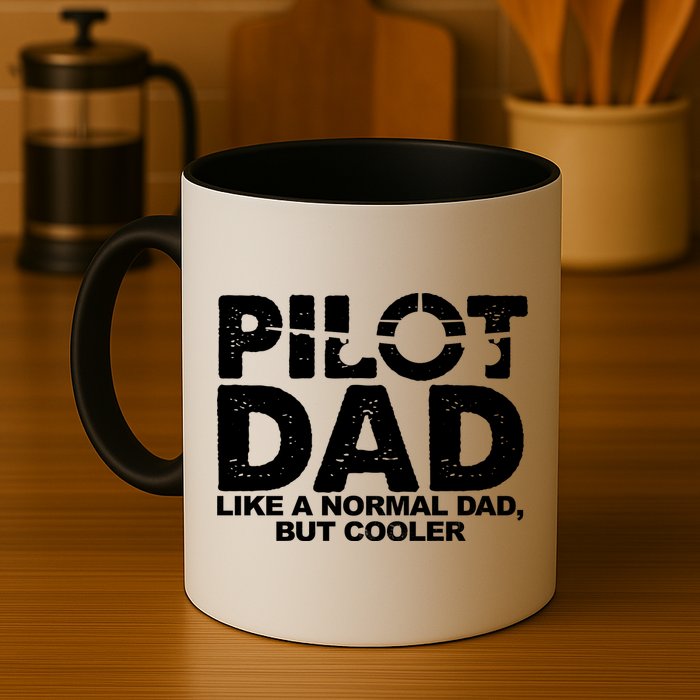 Pilot Dad Like A Normal Dad But Cooler Mug
