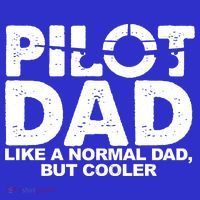 Pilot Dad Like A Normal Dad But Cooler Premium T-Shirt