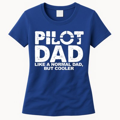 Pilot Dad Like A Normal Dad But Cooler Womens T-Shirt