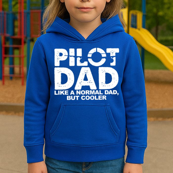 Pilot Dad Like A Normal Dad But Cooler Kids Hoodie