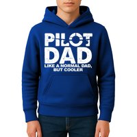 Pilot Dad Like A Normal Dad But Cooler Kids Hoodie