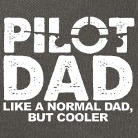 Pilot Dad Like A Normal Dad But Cooler Cotton Canvas Backpack