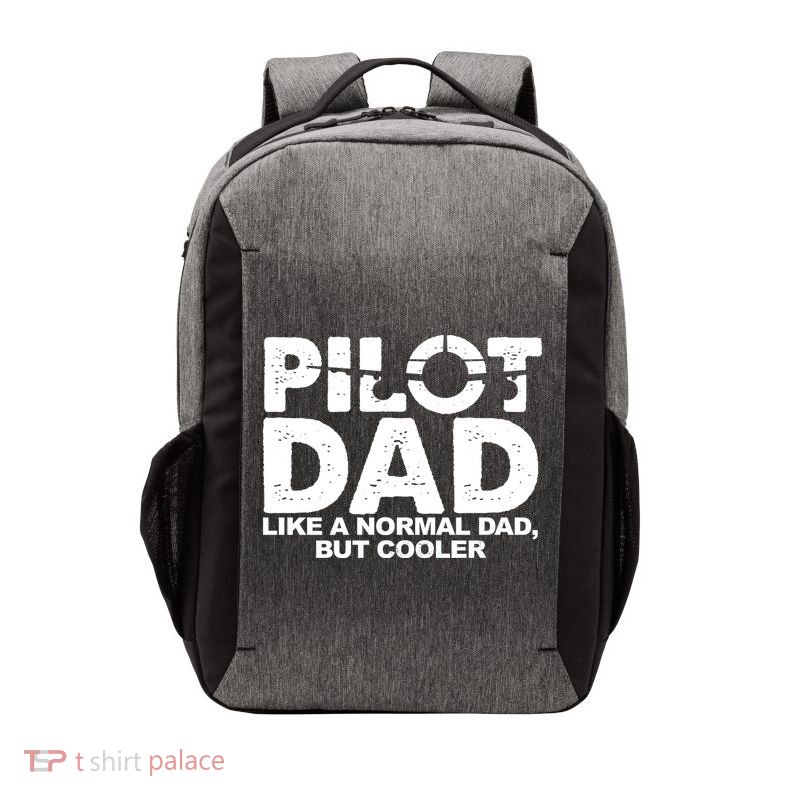 Pilot Dad Like A Normal Dad But Cooler Vector Backpack