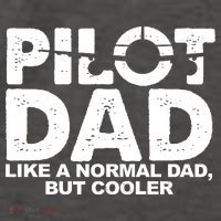 Pilot Dad Like A Normal Dad But Cooler Vector Backpack