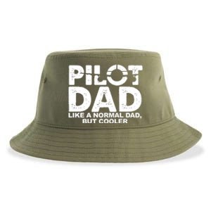 Pilot Dad Like A Normal Dad But Cooler Sustainable Bucket Hat