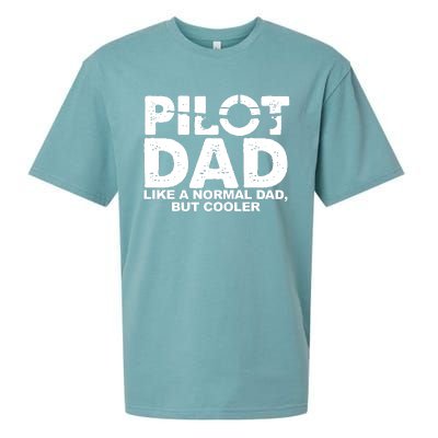 Pilot Dad Like A Normal Dad But Cooler Sueded Cloud Jersey T-Shirt