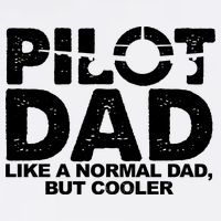Pilot Dad Like A Normal Dad But Cooler Garment-Dyed Sweatshirt