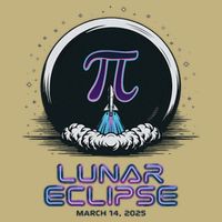 Pi Day Lunar Eclipse 3.14 Mousepad