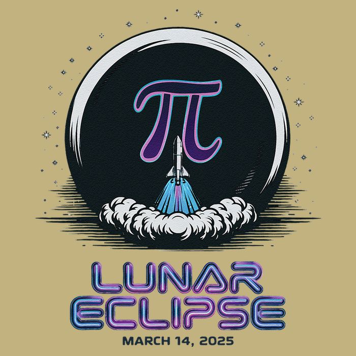 Pi Day Lunar Eclipse 3.14 Mousepad