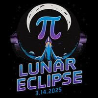 Pi Day Lunar Eclipse 3.14 7-Panel Snapback Hat