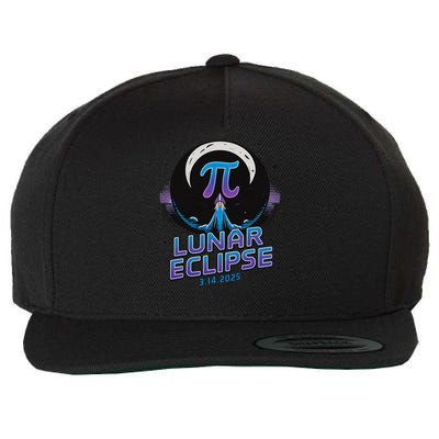 Pi Day Lunar Eclipse 3.14 Wool Snapback Cap