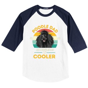 Poodle Dad Like A Regular Dad But Cooler Men Outfit Baseball Sleeve Shirt