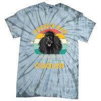 Poodle Dad Like A Regular Dad But Cooler Men Outfit Tie-Dye T-Shirt