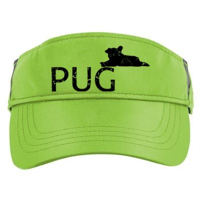 Pug Dog Lover Adult Drive Performance Visor