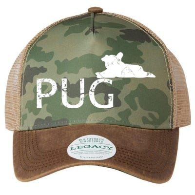 Pug Dog Lover Legacy Tie Dye Trucker Hat