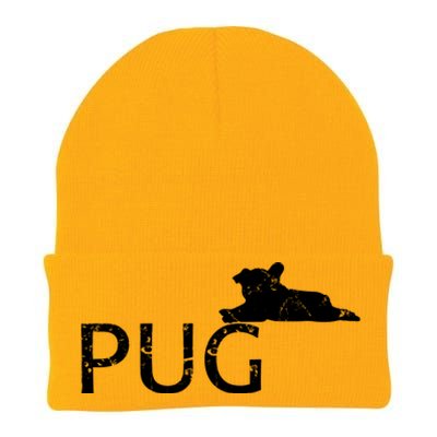 Pug Dog Lover Knit Cap Winter Beanie