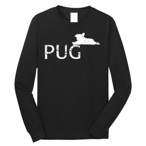 Pug Dog Lover Long Sleeve Shirt