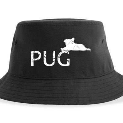 Pug Dog Lover Sustainable Bucket Hat