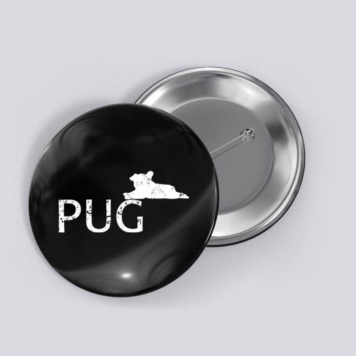 Pug Dog Lover Button