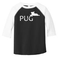 Pug Dog Lover Toddler Fine Jersey T-Shirt