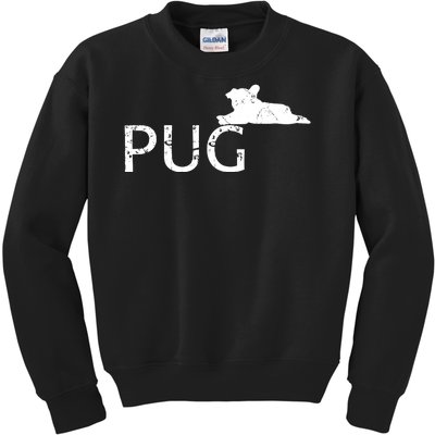 Pug Dog Lover Kids Sweatshirt