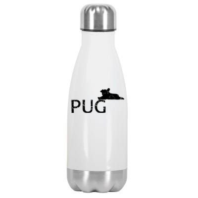 Pug Dog Lover Stainless Steel Insulated Water Bottle