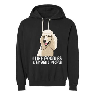 Poodle Dog Lover Poodle Art Tee Poodle Owner Garment-Dyed Fleece Hoodie