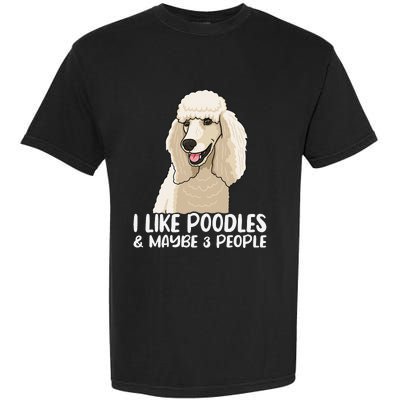 Poodle Dog Lover Poodle Art Tee Poodle Owner Garment-Dyed Heavyweight T-Shirt