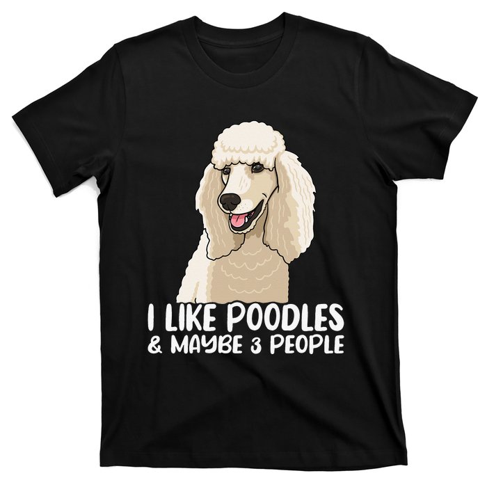 Poodle Dog Lover Poodle Art Tee Poodle Owner T-Shirt