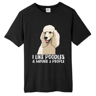 Poodle Dog Lover Poodle Art Tee Poodle Owner Tall Fusion ChromaSoft Performance T-Shirt