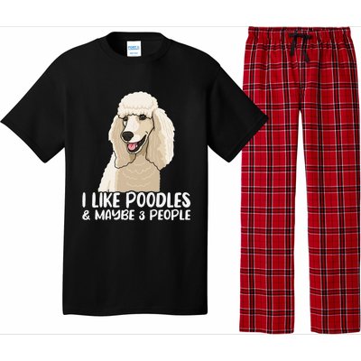 Poodle Dog Lover Poodle Art Tee Poodle Owner Pajama Set