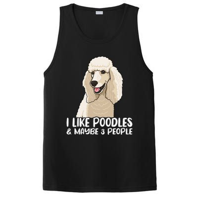 Poodle Dog Lover Poodle Art Tee Poodle Owner PosiCharge Competitor Tank