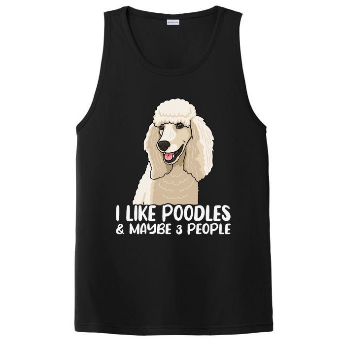 Poodle Dog Lover Poodle Art Tee Poodle Owner PosiCharge Competitor Tank