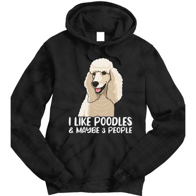 Poodle Dog Lover Poodle Art Tee Poodle Owner Tie Dye Hoodie